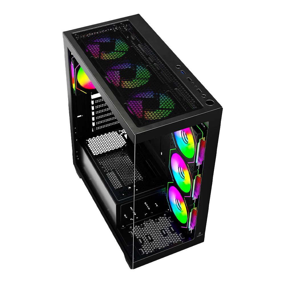 GameBooster FALCON GB-A750B 750w 80+ Bronze USB 3.0 Mesh ARGB ATX Mid Tower Gaming Kasa