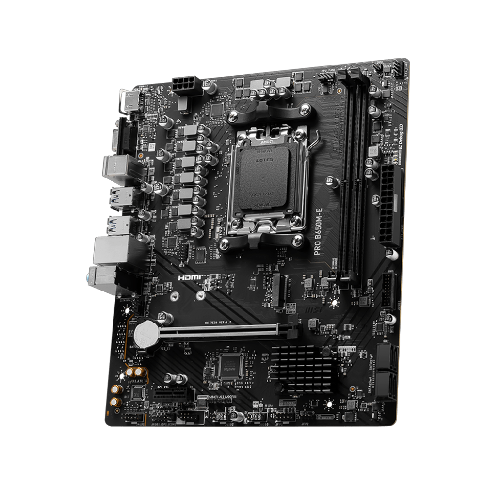 MSI PRO B650M-E 6800MHz(OC) DDR5 Soket AM5 M.2 HDMI VGA mATX Anakart