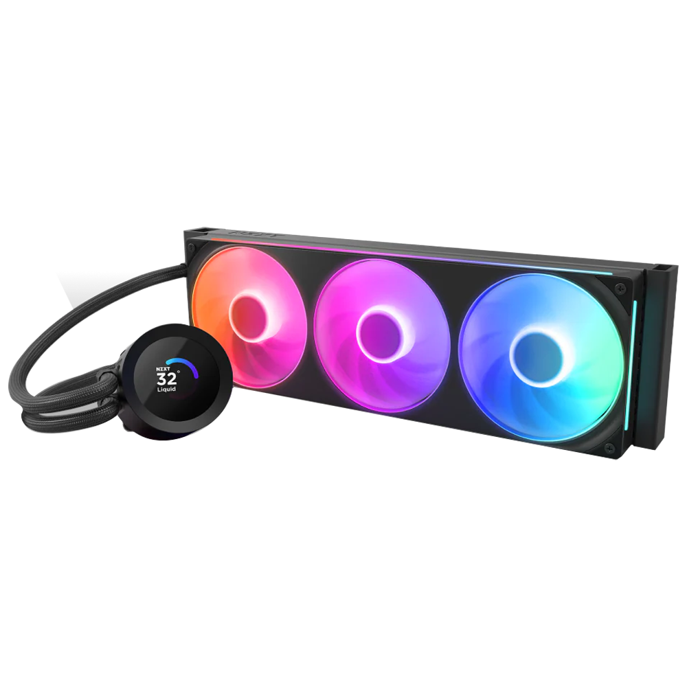 NZXT Kraken Plus 360 AIO LCD 360mm RGB Siyah Sıvı İşlemci Soğutucusu