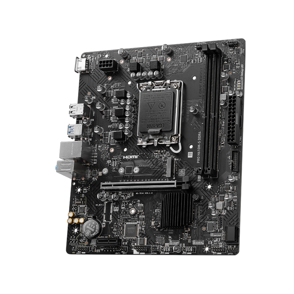 MSI PRO H610M-S DDR4 3200MHz(OC) DDR4 Soket 1700 M.2 HDMI mATX Anakart