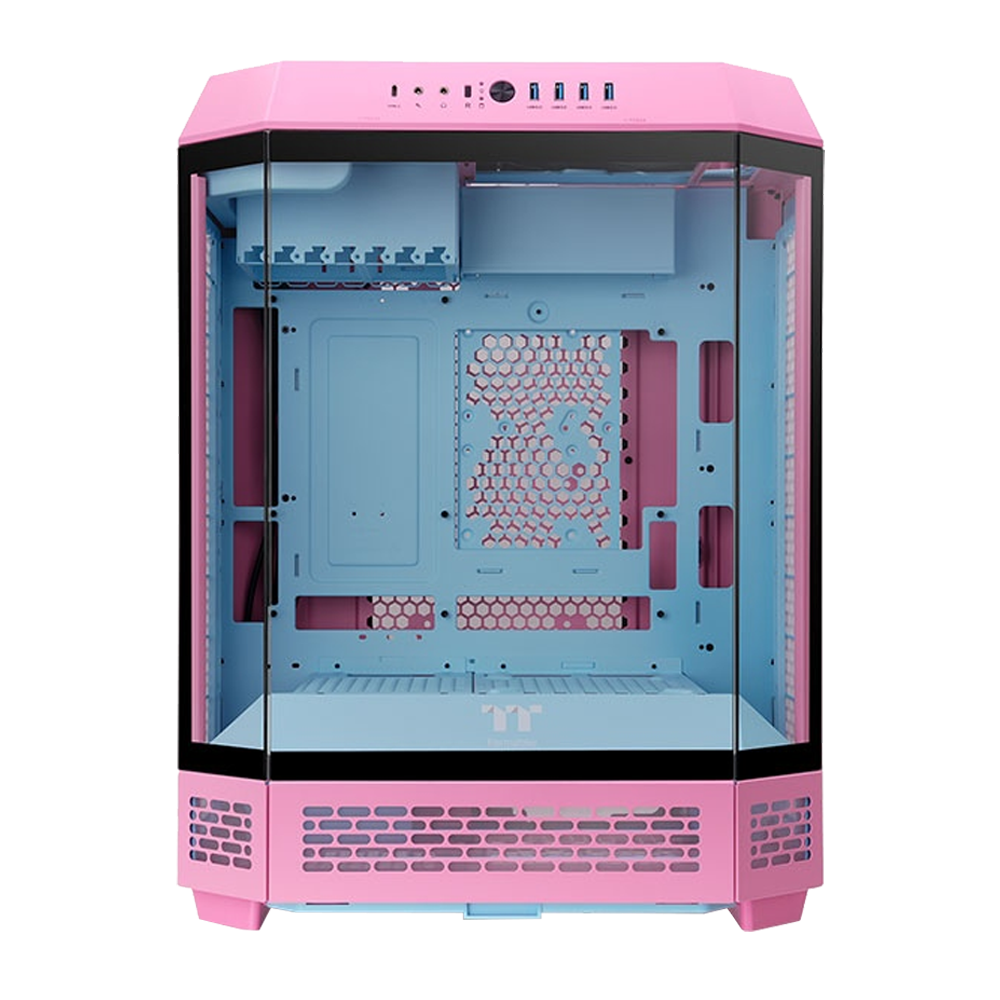 Thermaltake Tower 600 Bubble Pink USB 3.2 Tempered Glass ATX Mid Tower Gaming Kasa