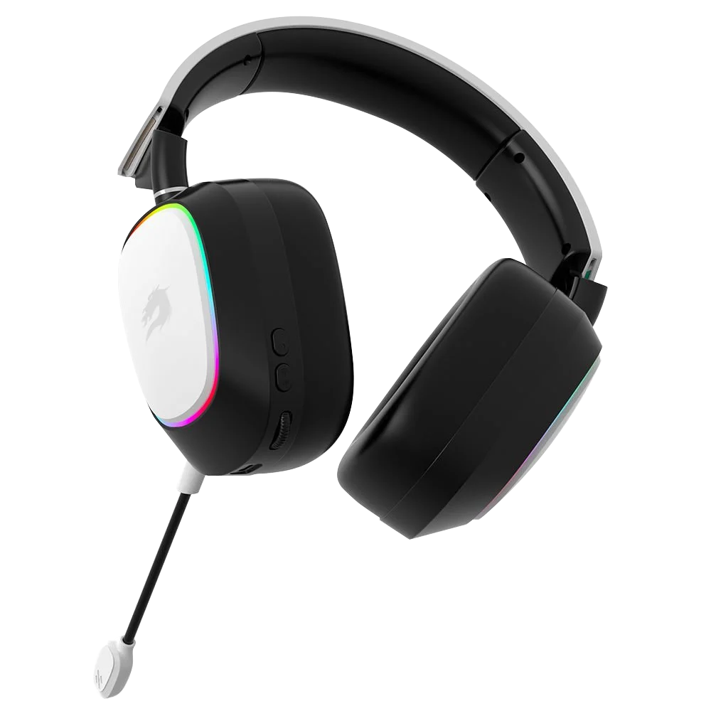 GameBooster WBH23W Nemesis PRO RGB Wireless 2.4G+BT Beyaz Kablosuz Gaming Kulaklık	