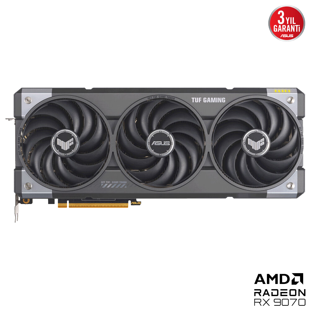 ASUS TUF Gaming Radeon RX 9070 OC Edition 16GB GDDR6 256 Bit Ekran Kartı