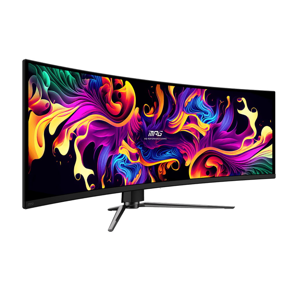 MSI 49" MPG 491CQPX QD-OLED 240Hz 0.03ms(GtG) HDMI DP Type-C 98W USB 2.0 HDR400 G-Sync DQHD QD-OLED Curve 1800R Gaming Monitör