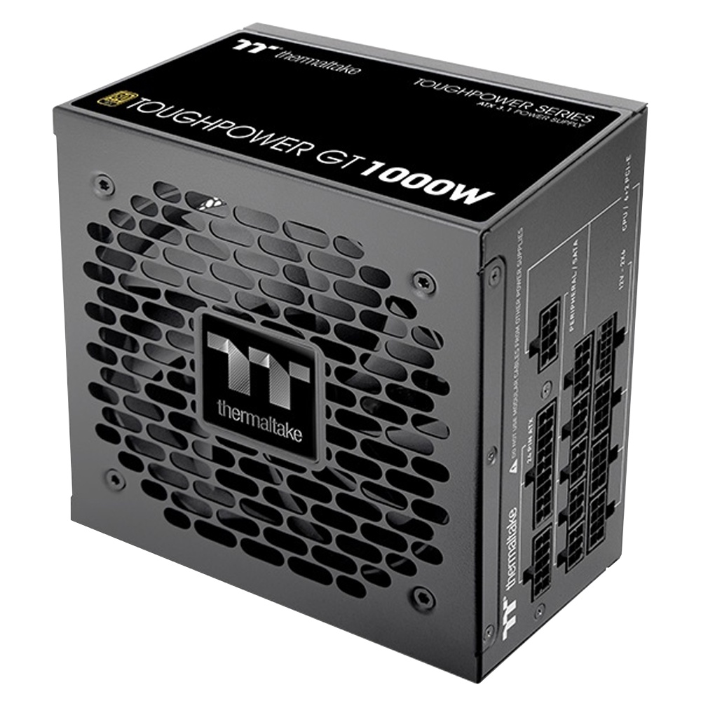 Thermaltake Toughpower GT 1000W 80+ Gold 120mm Gen 5.1 ATX 3.1 Full Modüler Fanlı Siyah PSU