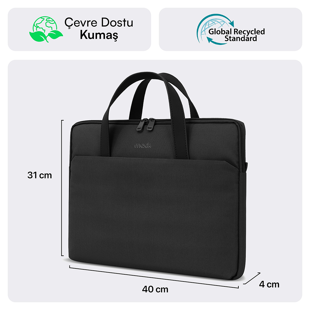 MACK MCE-1511 15.6 NOVA Eco Siyah Notebook Çantası