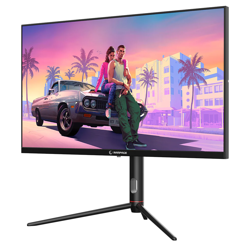 Rampage Glacier GL27R180Q 27" 180Hz 1ms HDMI DP Freesync G-Sync Siyah QHD IPS Gaming Monitör