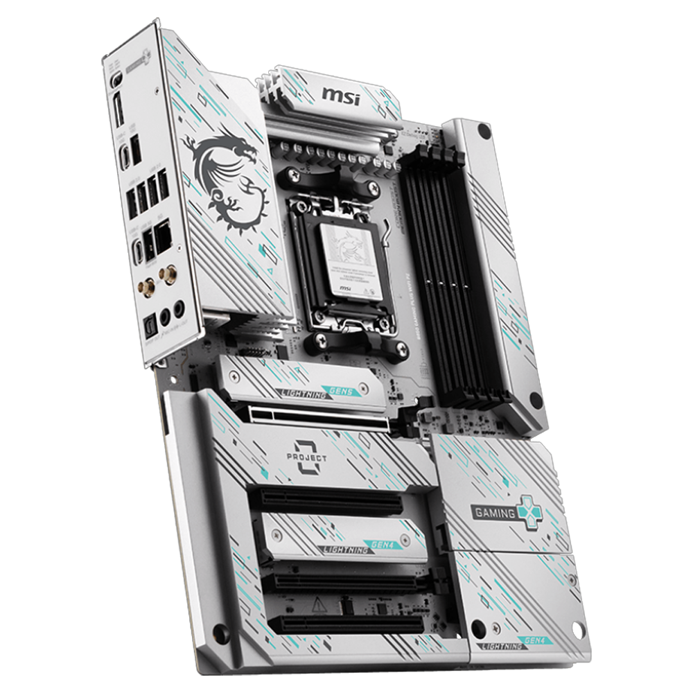 MSI B850 GAMING PLUS WIFI PZ 8200MHz(OC) DDR5 Soket AM5 M.2 USB-C ATX Anakart