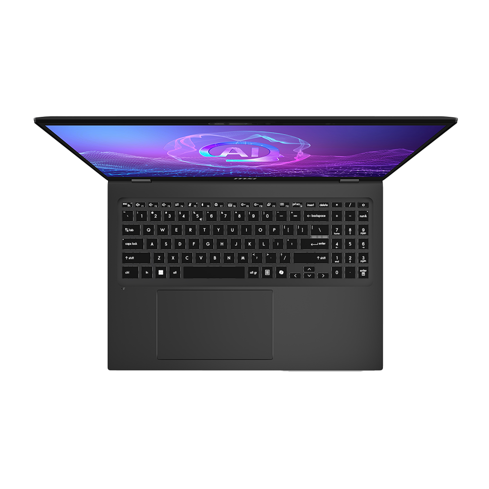 MSI PRESTIGE 16 AI B2HVEG-252TR ULTRA 7 255H 32GB LPDDR5 RTX4050 GDDR6 6GB 1TB SSD 16.0 UHD+ W11 OLED Gri Notebook