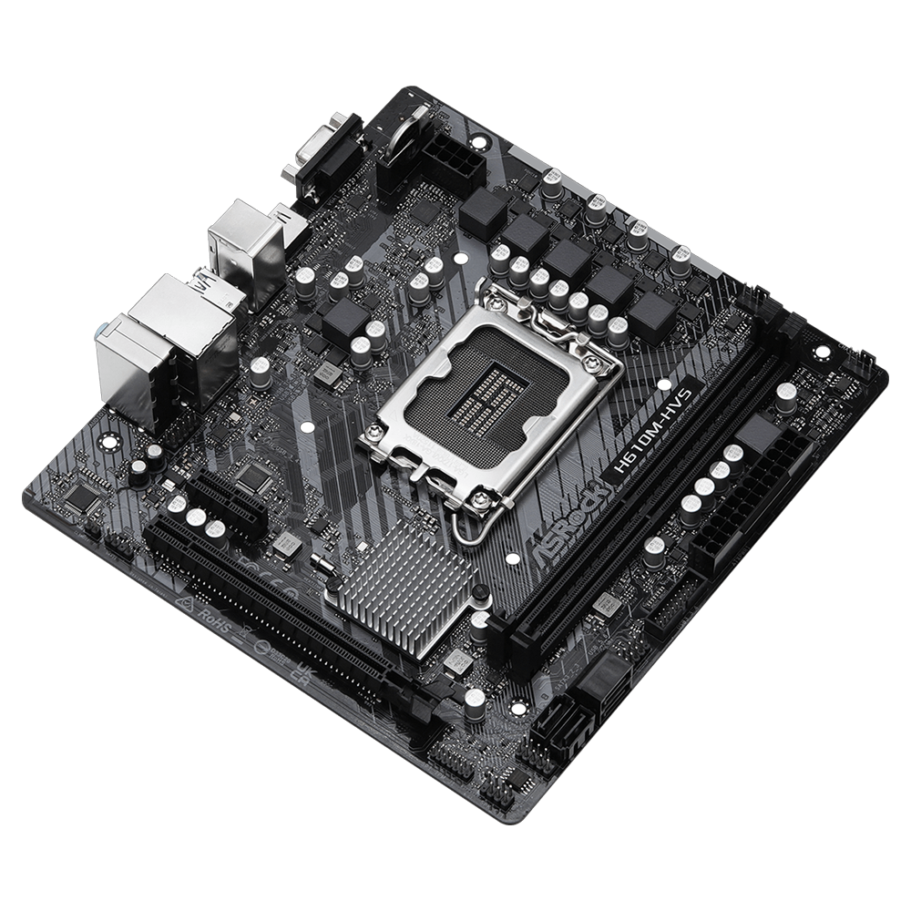 ASROCK H610M-HVS M.2 3200MHz DDR4 Soket 1700 M.2 USB 3.2 HDMI MATX Anakart