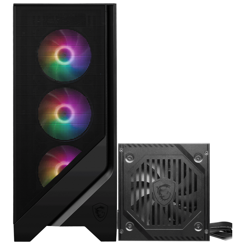 MSI MAG FORGE 120A B65 650W 80+ Tempered Glass RGB Fan USB 3.2 ATX Bilgisayar Kasası