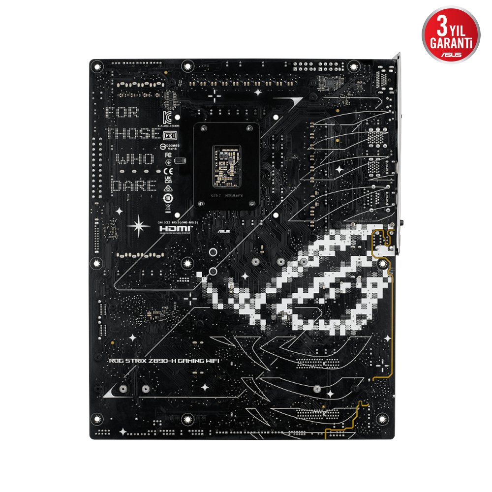 ASUS ROG STRIX Z890-H GAMING WIFI 9066MHz OC DDR5 Soket 1851 M.2 HDMI DP ATX Anakart