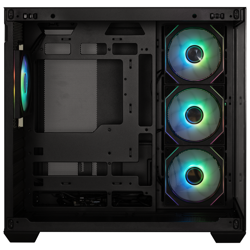 BitFenix AL118 850W 80+ Bronze Tempered Glass ARGB USB 3.0 ATX Mid Tower Siyah Kasa