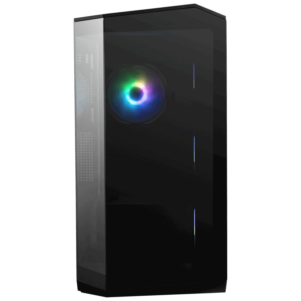 MSI MAG PANO M100R PZ USB 3.2 Tempered Glass Siyah mATX Tower Kasa