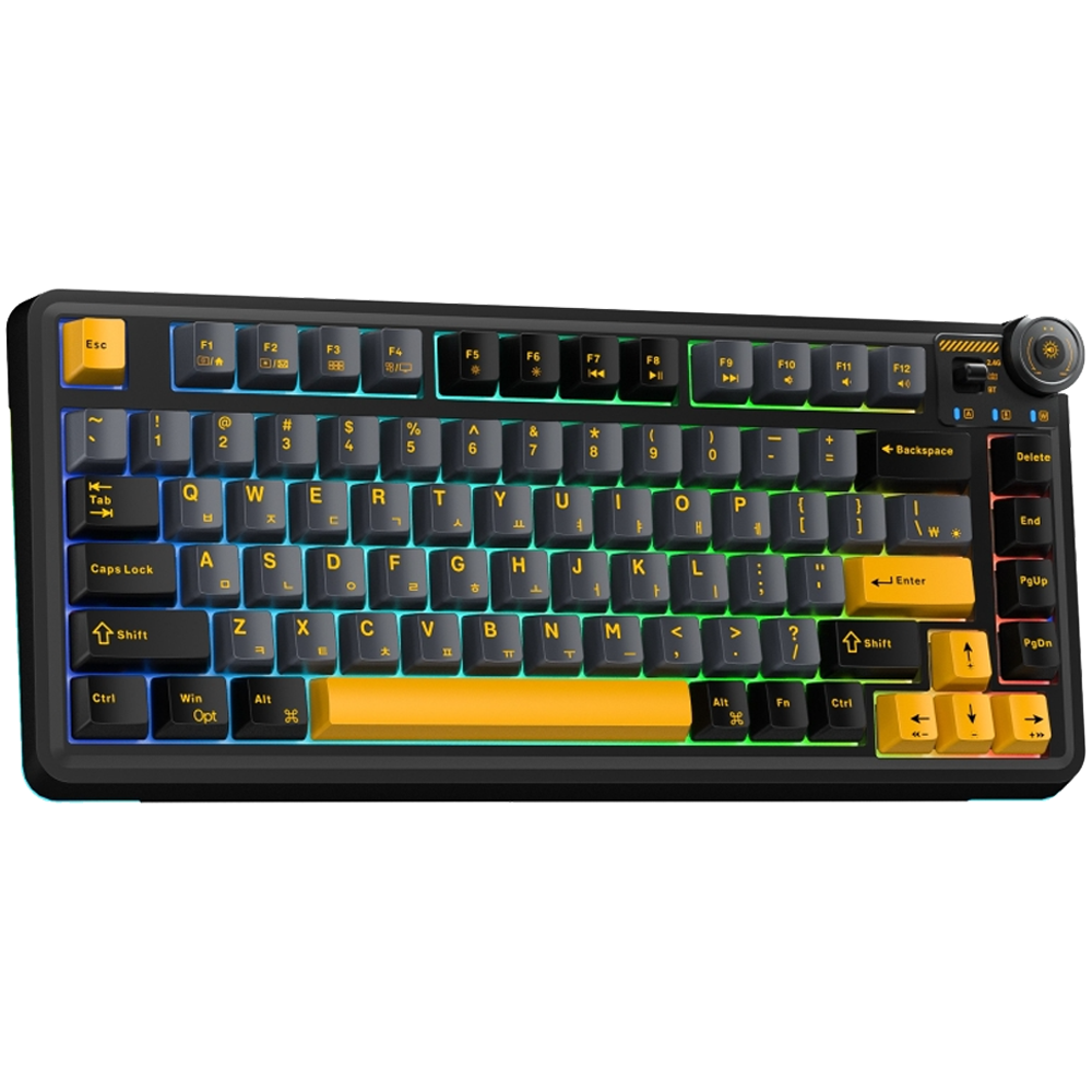 Aula AU75 3 Modlu RGB Mekanik TKL Seiya Switch Siyah Kablosuz Gaming Klavye 