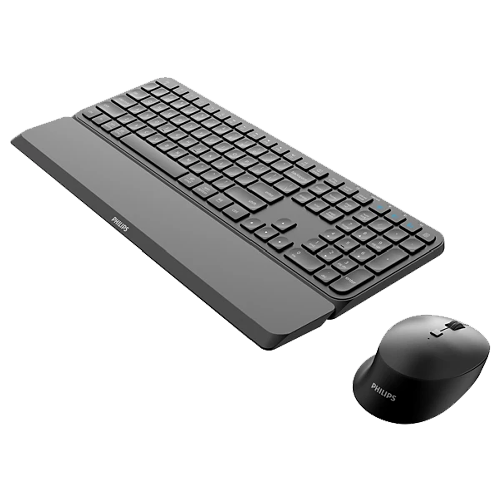 Philips SPT6607 Kablosuz Türkçe Q Siyah Klavye Mouse Set