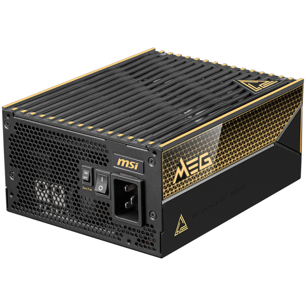 MSI MEG Ai1600T 1600W 80+ Titanium GEN 5.1 ATX 3.1 Full Modüler 135mm Fanlı PSU