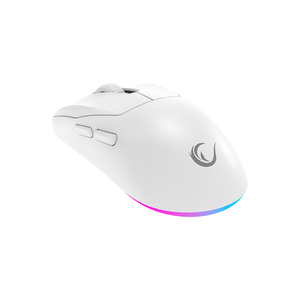 Rampage PROTE M5 Kablosuz Beyaz RGB Ledli Şarjlı 24000 DPI Gaming Mouse