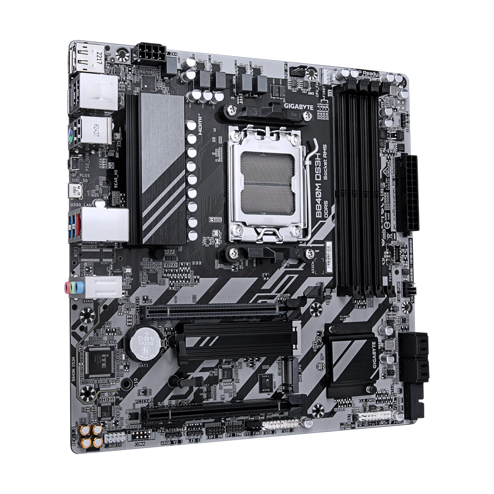 GIGABYTE B840M DS3H 8200MHz OC DDR5 Soket AM5 M.2 HDMI DP mATX Anakart