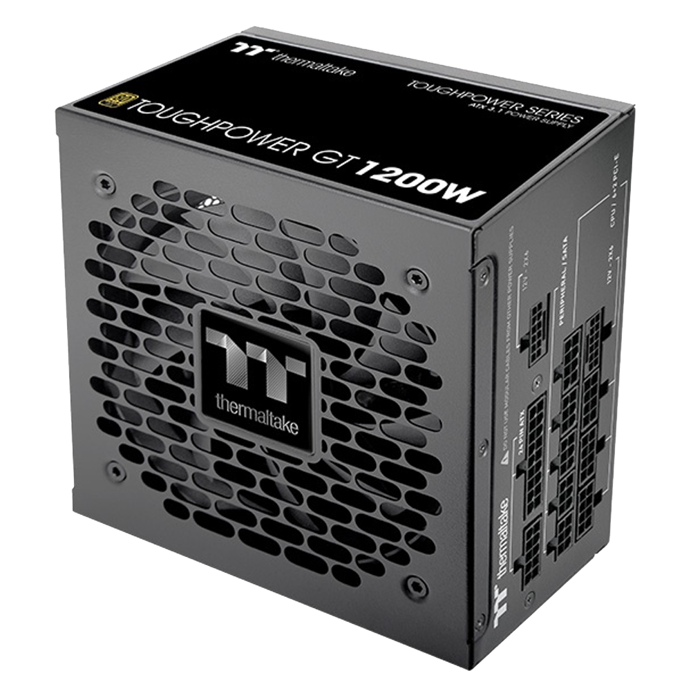 Thermaltake Toughpower GT 1200W 80+ Gold 120mm Gen 5.1 ATX 3.1 Full Modüler Fanlı Siyah PSU