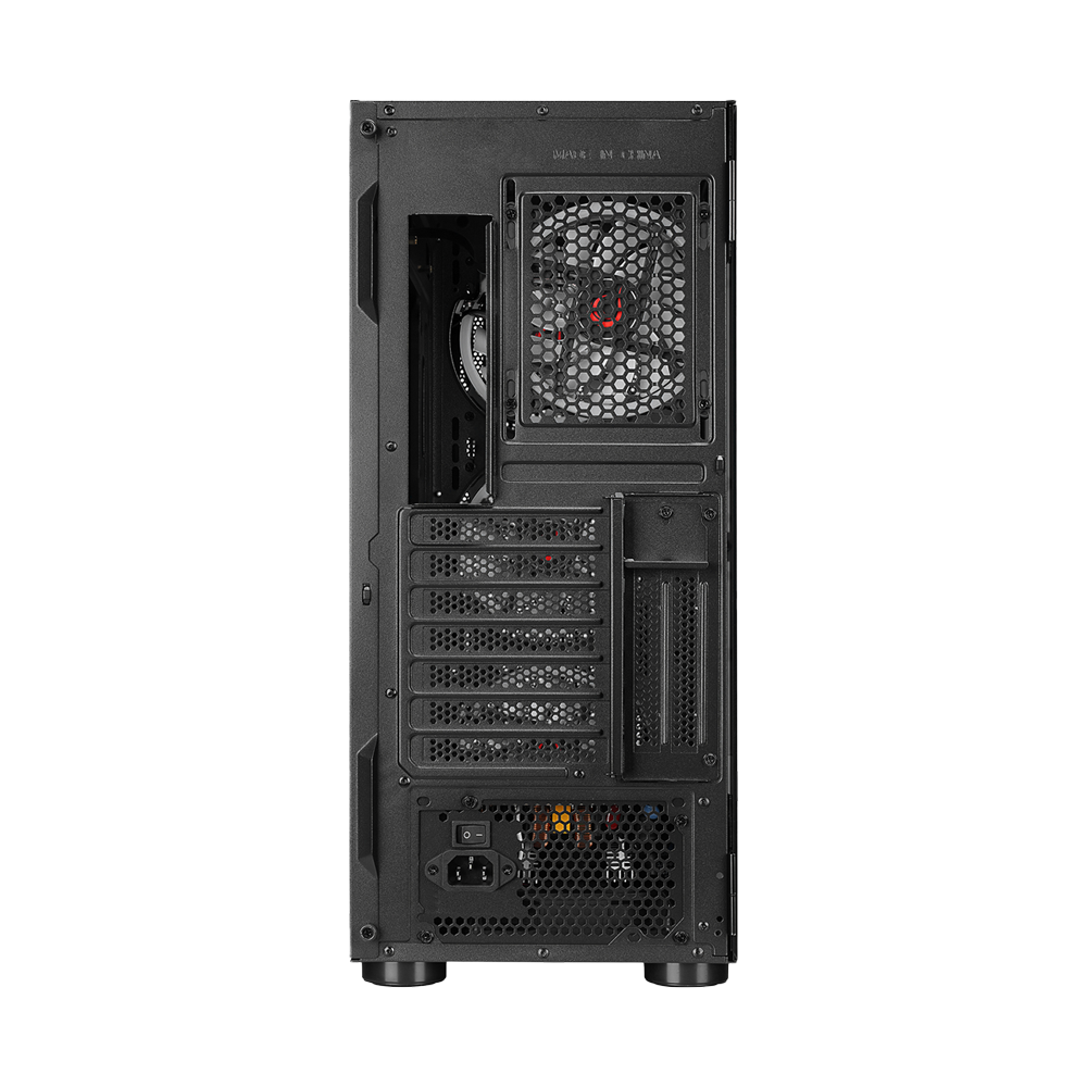 Rampage PROLIX 650W 80+ ARGB Fan Manyetik Temperli Camlı Mesh ATX Mid Tower Siyah Gaming Kasa