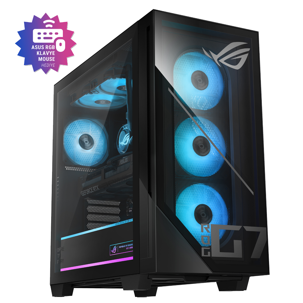ASUS ROG G700TF Ultra 9 285K 64GB DDR5 2TB SSD RTX 5080 16GB GDDR7 850W 80+ Gold PSU FreeDos Masaüstü Gaming Bilgisayar