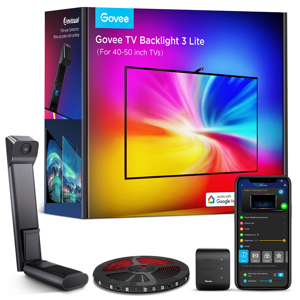 GOVEE ENVISUAL T3 40-50 inç Lite TV Arkası LED Ambiyans Aydınlatma 