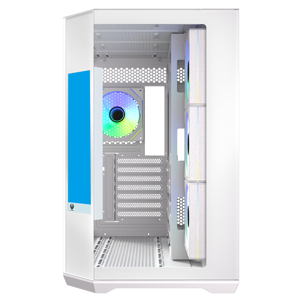 BitFenix Digital T10 EF 850W 80+ Bronze 8.8" Ekranlı Tempered Glass ARGB USB 3.1 ATX Mid Tower Beyaz Kasa