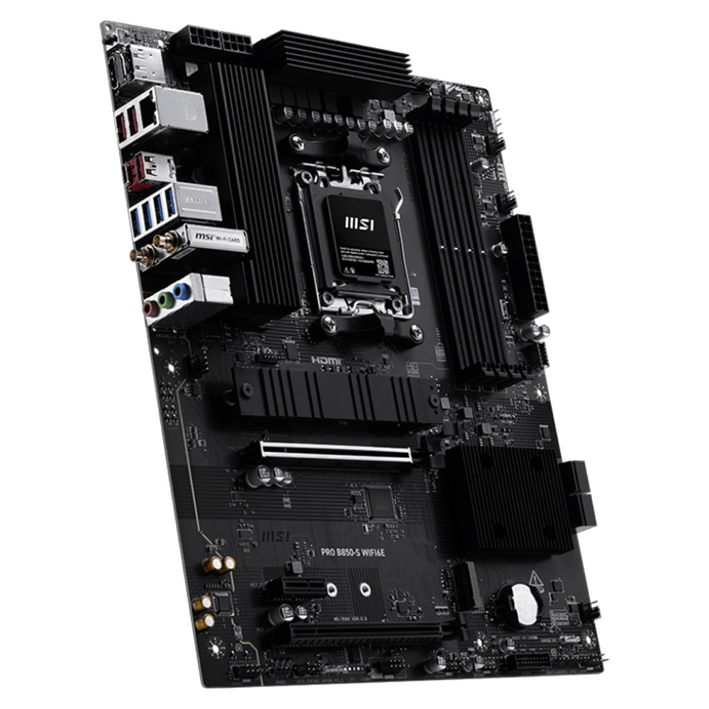 MSI PRO B850-S WIFI6E 8200MHz OC DDR5 Soket AM5 M.2 USB-C HDMI ATX Anakart