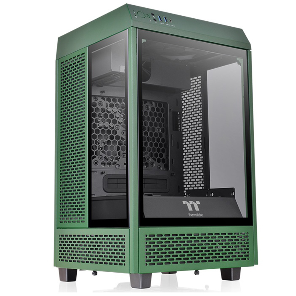 Thermaltake The Tower 100 Racing Green Tempered Glass USB 3.2 Mini ITX Kasa
