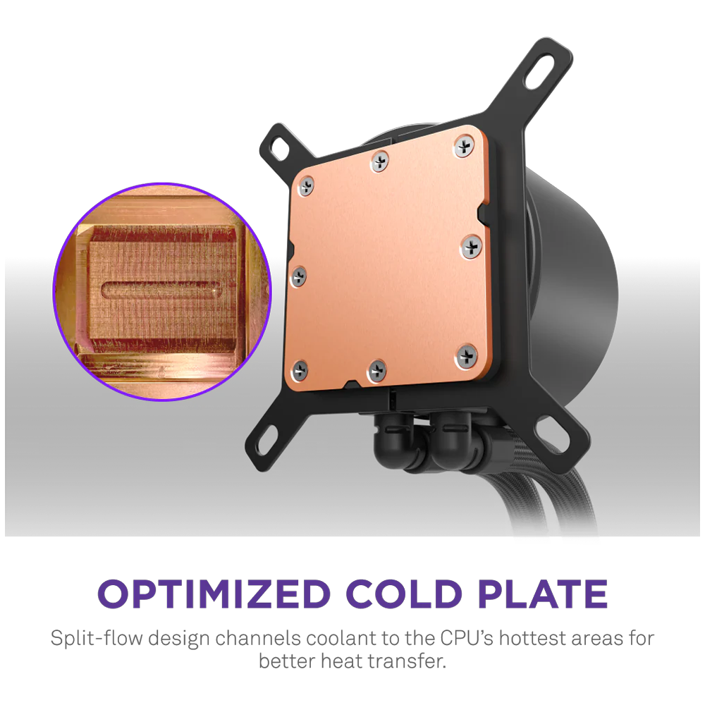 NZXT Kraken Plus 240 RGB 240mm Siyah İşlemci Sıvı Soğutucu