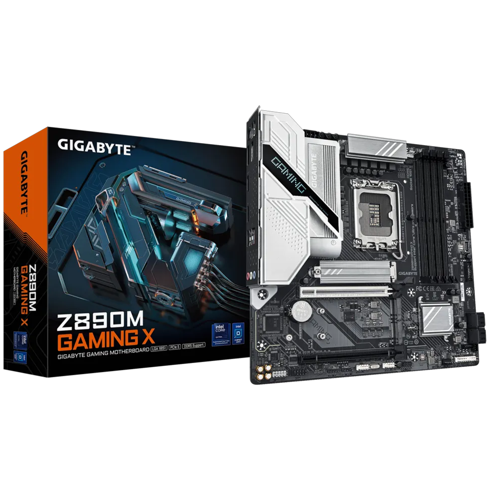 GIGABYTE Z890M GAMING X 8800MHz OC DDR5 Soket 1851 M.2 HDMI DP mATX Anakart