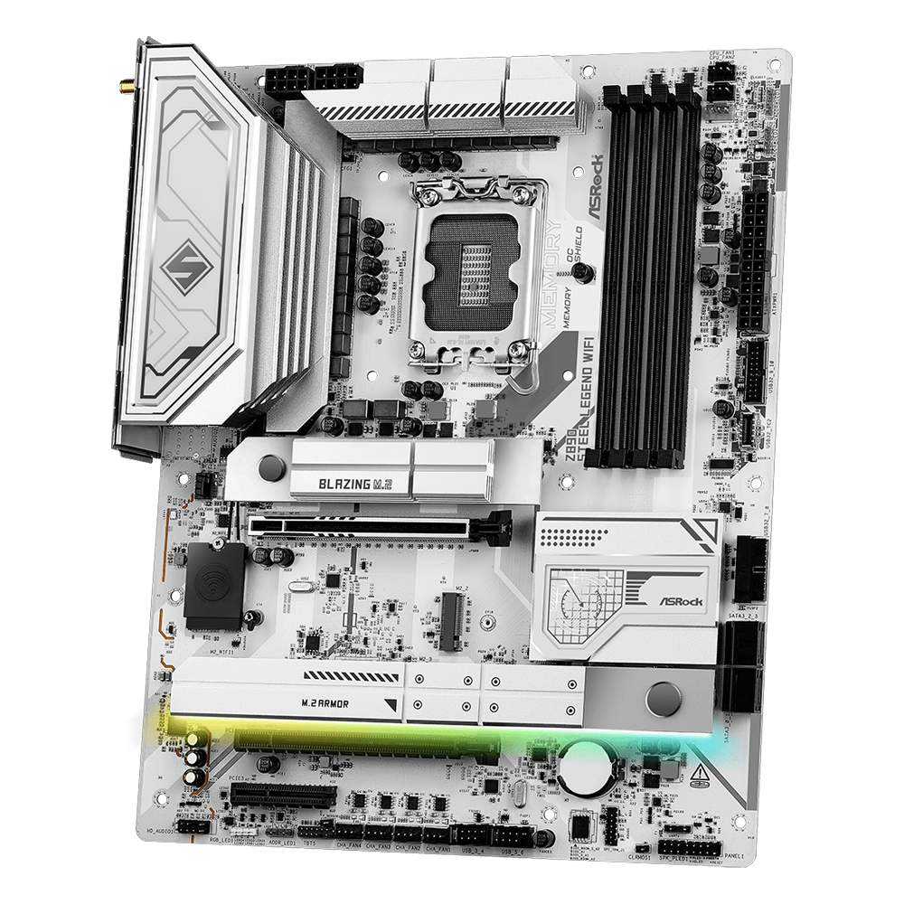 ASROCK Z890 STEEL LEGEND WIFI 9466MHz OC DDR5 Soket 1851 WIFI7 M.2 HDMI Thunderbolt 4 ATX Anakart