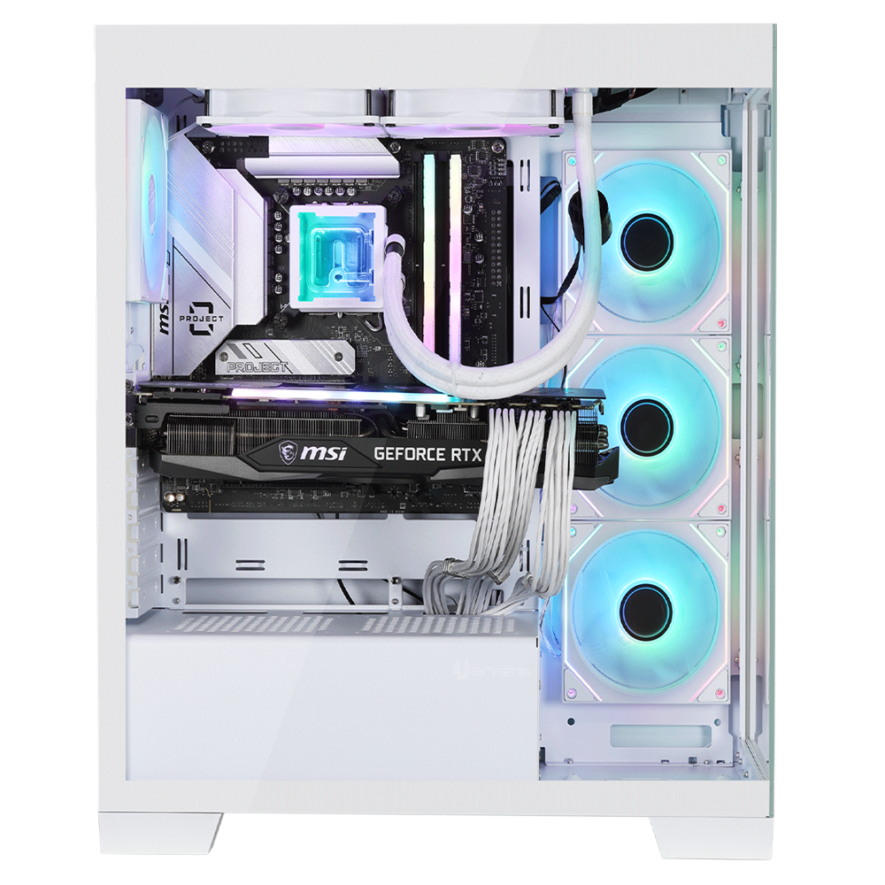 BitFenix W808 850W 80+ Bronze Tempered Glass ARGB USB 3.0 ATX Mid Tower Beyaz Kasa