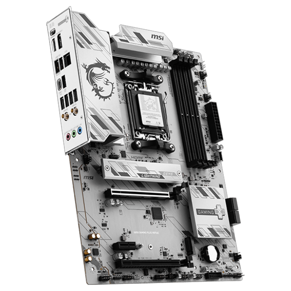 MSI B850 GAMING PLUS WIFI6E 8200MHz(OC) DDR5 Soket AM5 M.2 HDMI USB-C ATX Anakart