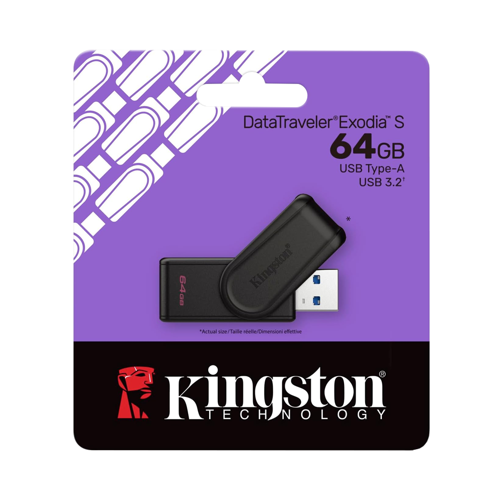 Kingston 64 GB DTXS/64GB DataTraveler Exodia S USB 3.2 USB Bellek