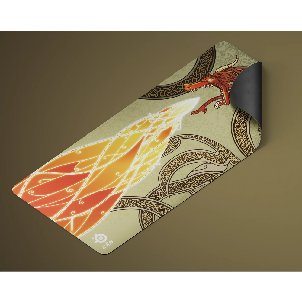 SteelSeries QcK CS2 Dragon Lore Edition Gaming Mouse Pad