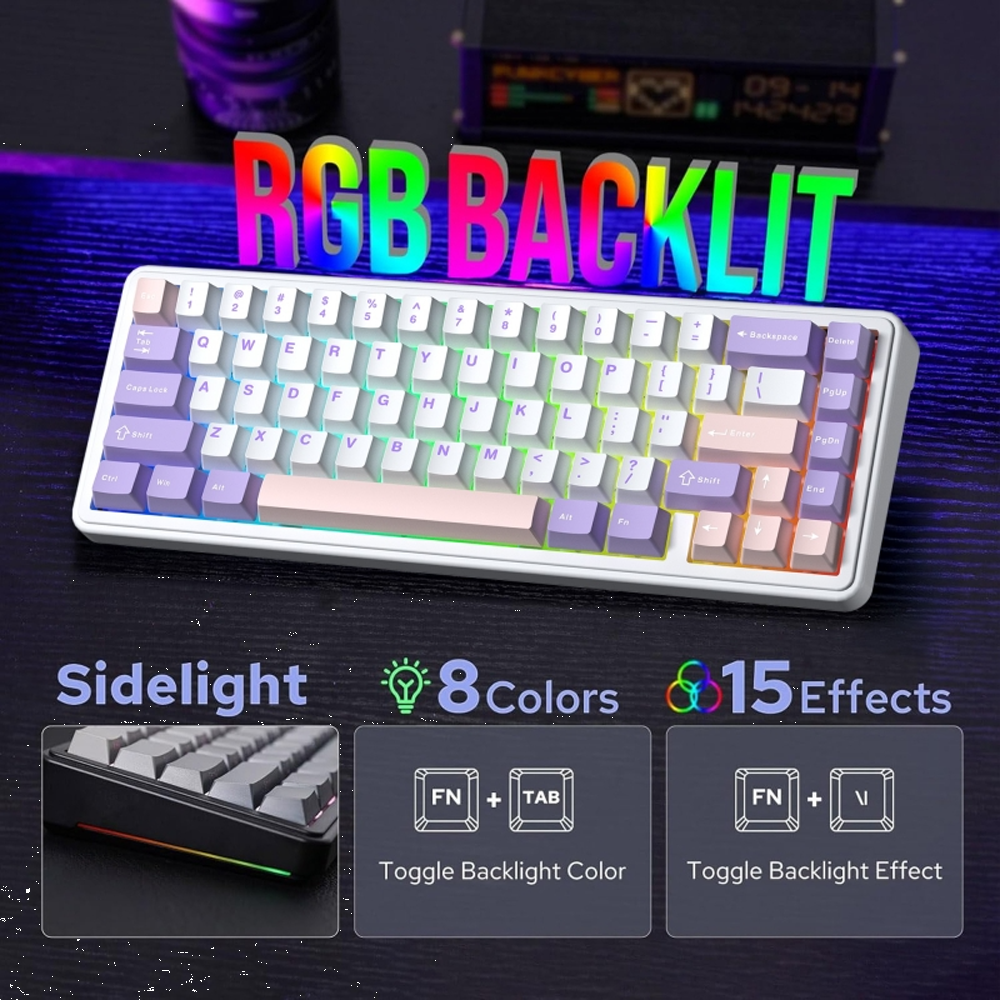 Aula F65 Nimbus V3 Switch Mekanik RGB TKL Kablosuz Gaming Klavye 