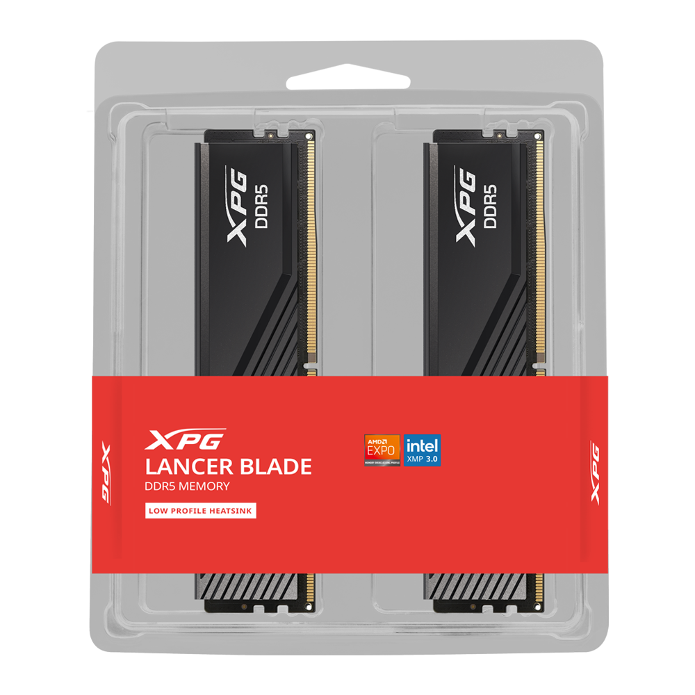 XPG Lancer Blade 32GB (2x16GB) 6000MHz CL30 INTEL XMP/ AMD EXPO DDR5 Siyah Dual Kit Ram
