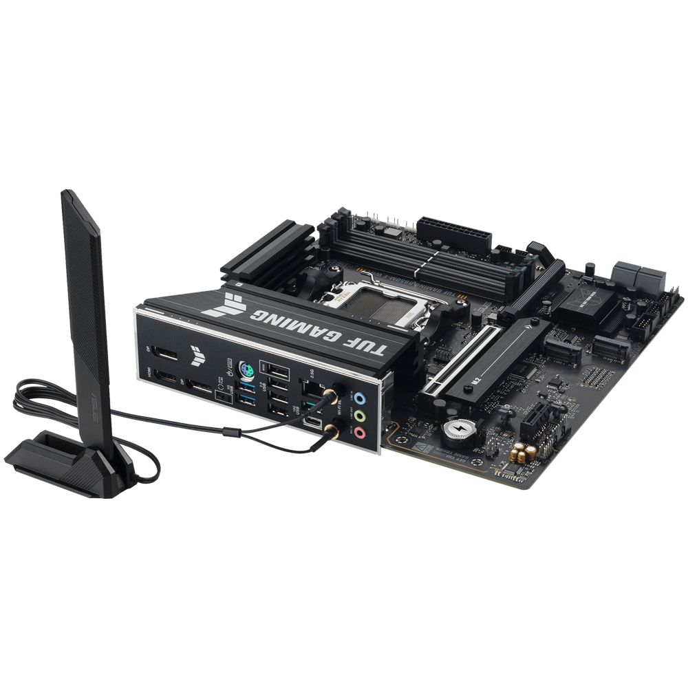ASUS TUF GAMING B850M-E WIFI 8000MHz OC DDR5 Soket AM5 M.2 HDMI DP mATX Anakart