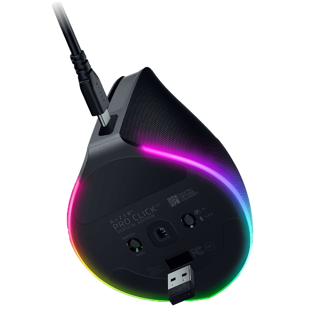 Razer Pro Click V2 Vertical RGB Siyah Kablosuz Gaming Mouse