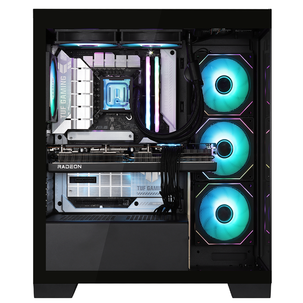 BitFenix W808 850W 80+ Bronze Tempered Glass ARGB USB 3.0 ATX Mid Tower Siyah Kasa