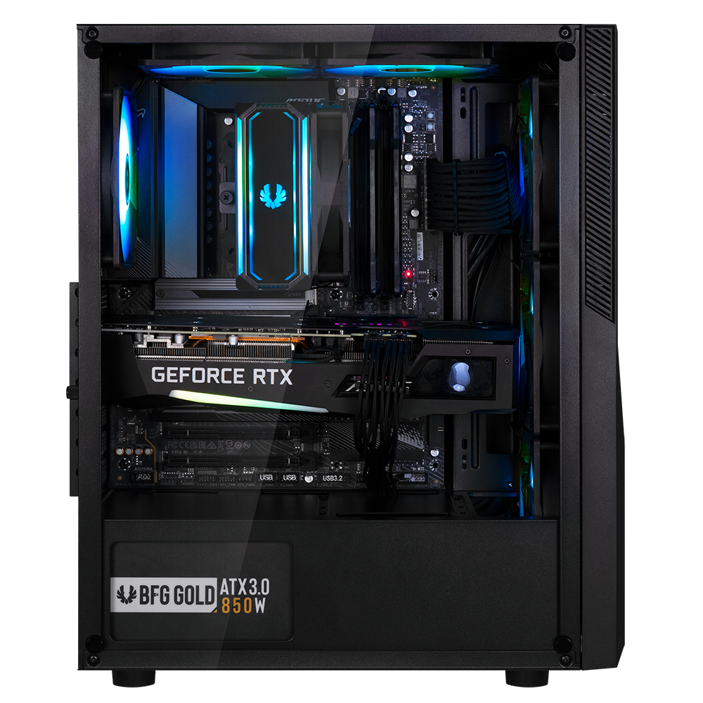 BitFenix C20 600W 80+ Tempered Glass FRGB USB 3.0 Mesh ATX Mid Tower Siyah Kasa