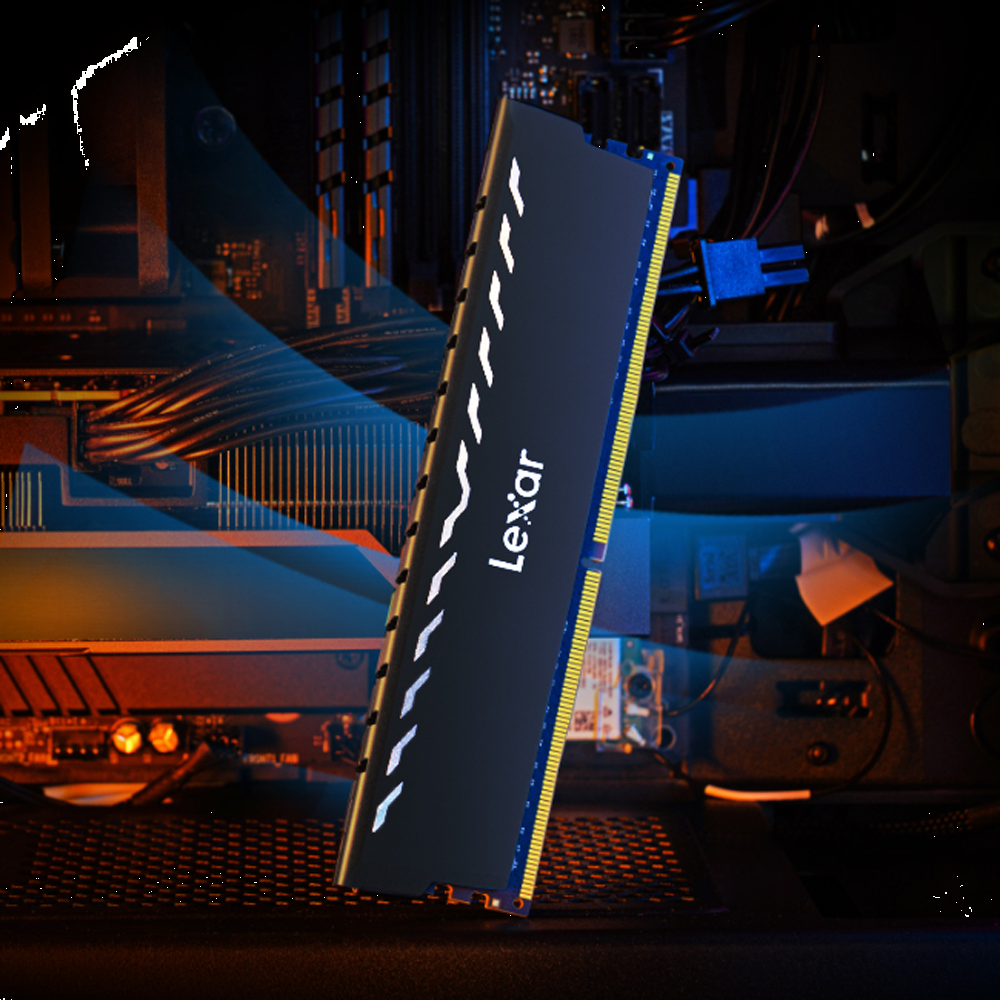 Lexar 32GB (2x16GB) Thor 3600MHz CL18 DDR4  Siyah Dual Kit Ram