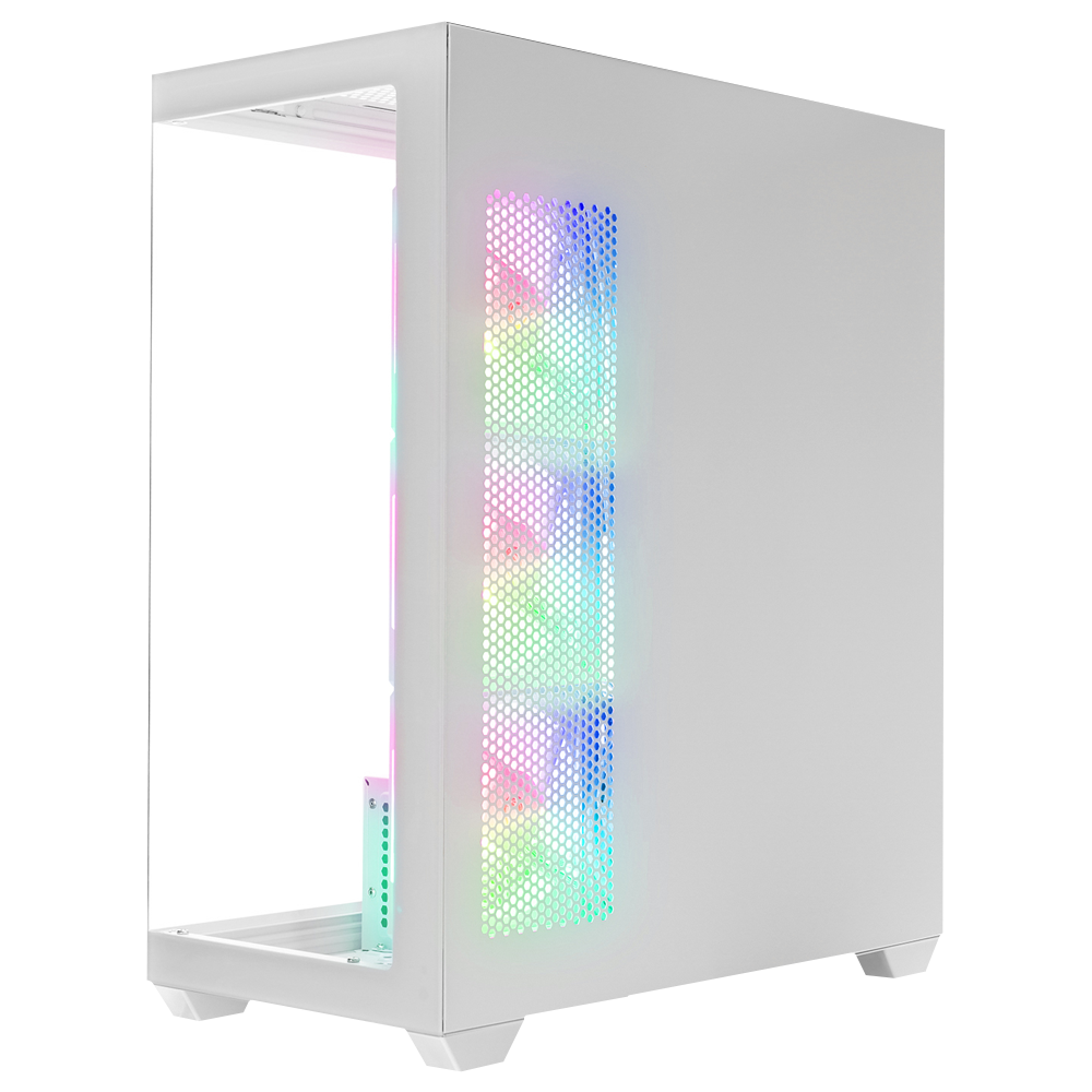 Rampage HYDRA V4 750W 80+ Bronze Tempered Glass USB3.0 RGB ATX Beyaz Gaming Kasa