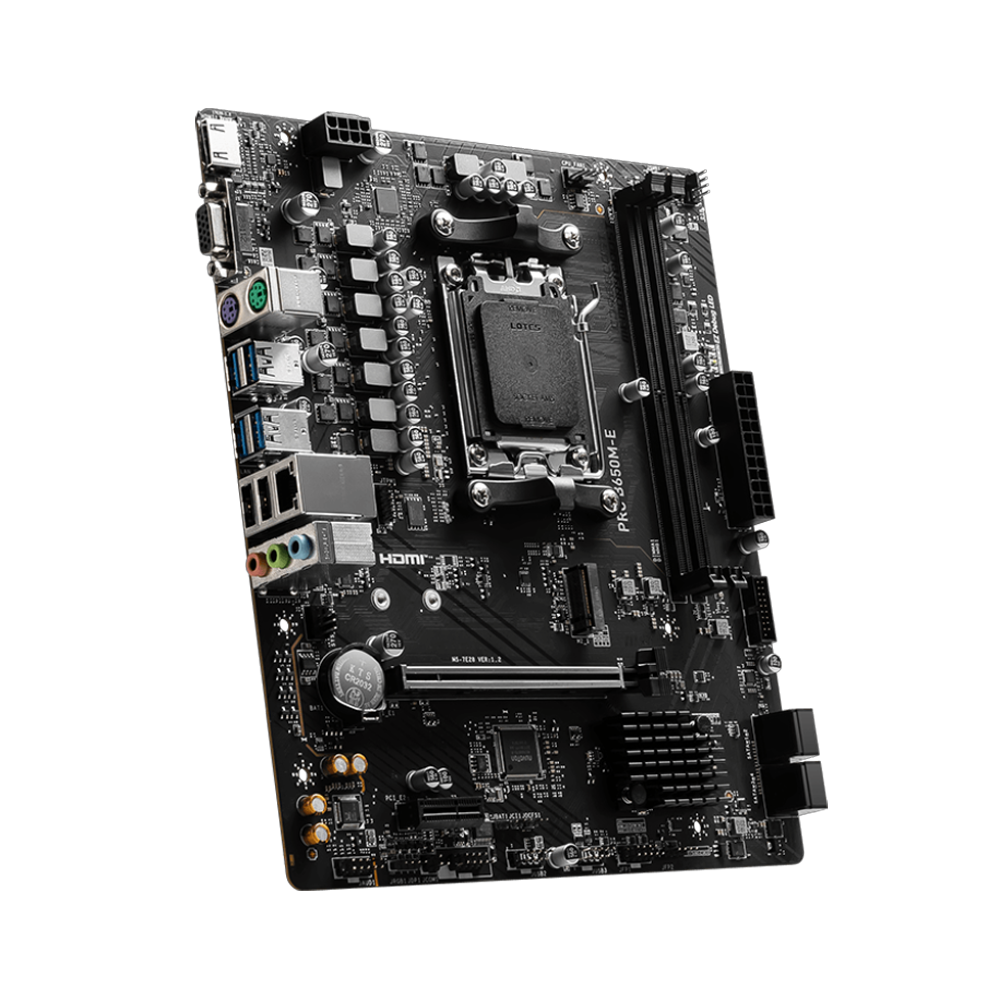MSI PRO B650M-E 6800MHz(OC) DDR5 Soket AM5 M.2 HDMI VGA mATX Anakart