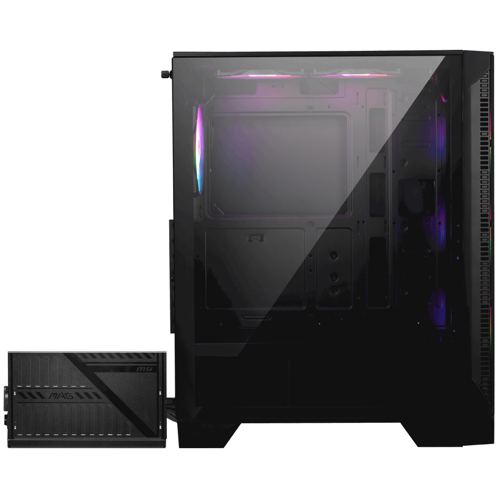 MSI MAG FORGE 120A B65 650W 80+ Tempered Glass RGB Fan USB 3.2 ATX Bilgisayar Kasası