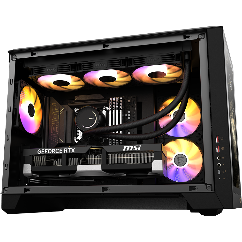 MSI MEG VISION X AI 2NVZ9-052TR ULTRA 9 285K 64GB DDR5 2TB SSD RTX5090 3X 32G W11 Siyah Gaming Pc