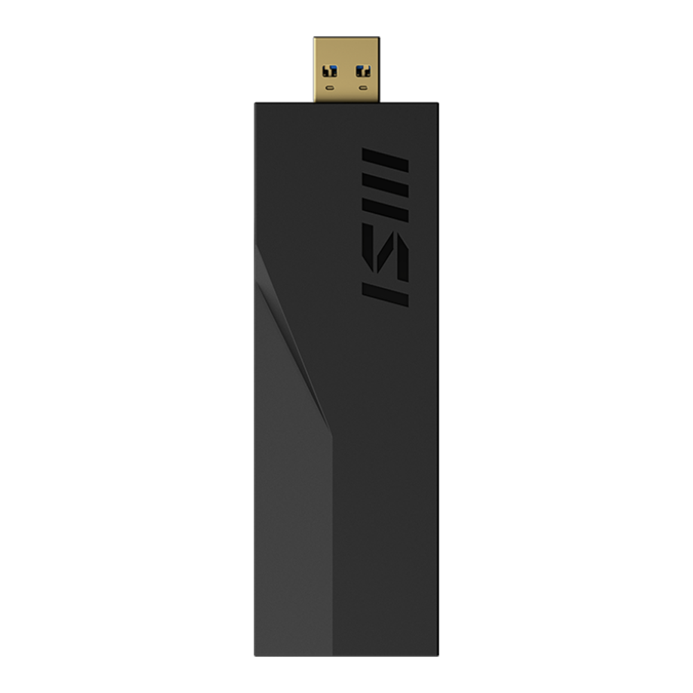 MSI BE6500 6500 Mbps 2.4GHz/5GHz/6GHz WİFİ 7 USB Adaptör