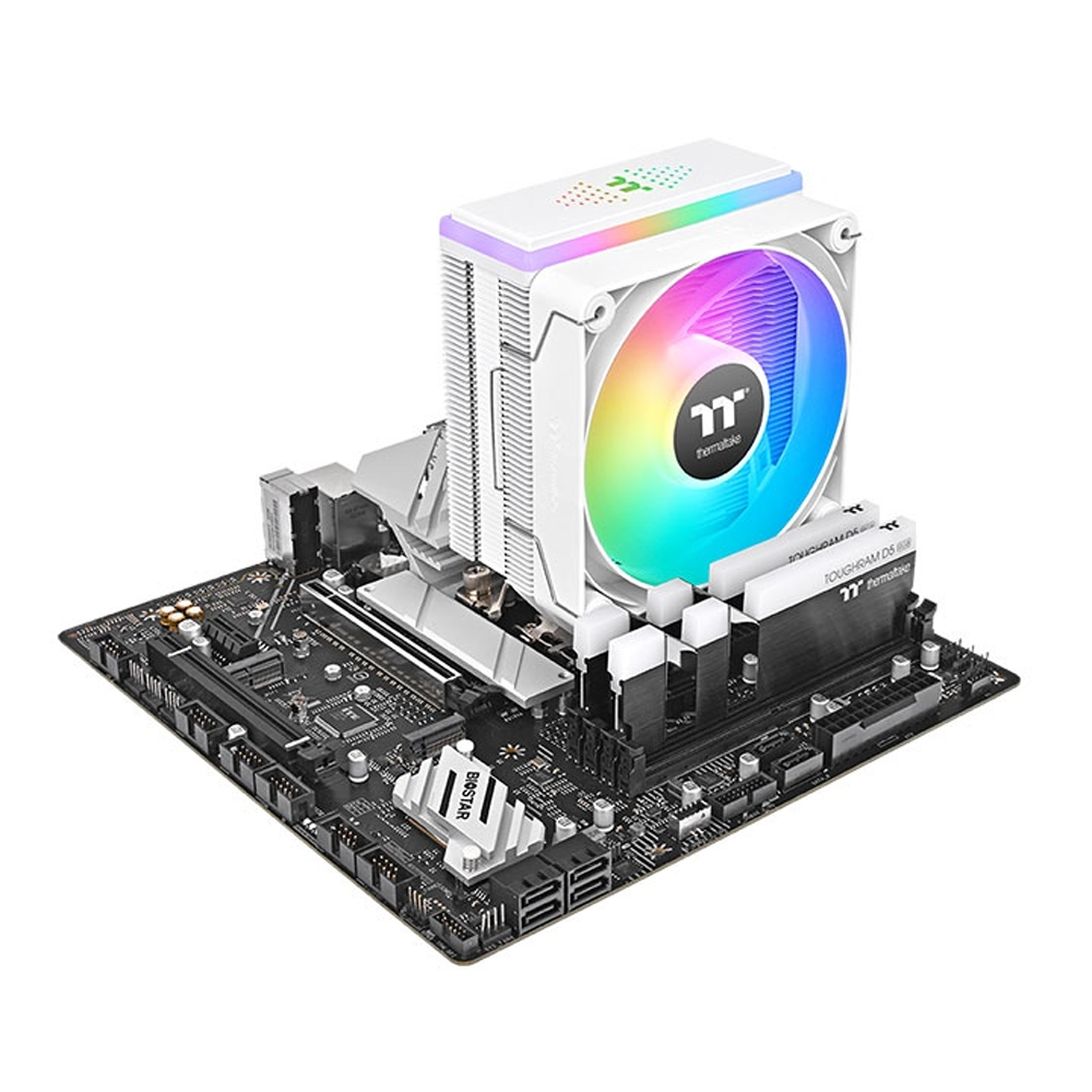 Thermaltake ASTRIA 200 ARGB 120mm Kule Tipi Beyaz İşlemci Soğutucu